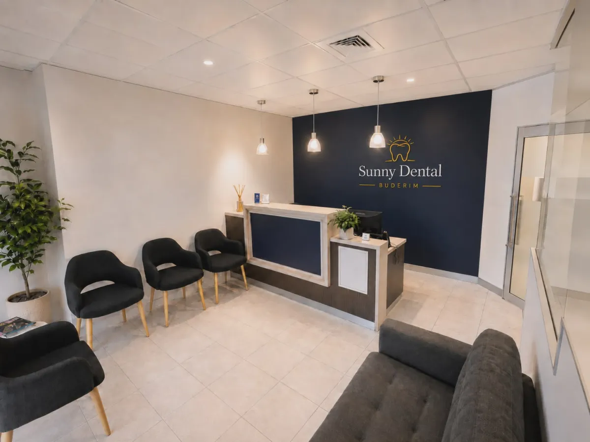 Sunny Dental Buderim reception and waiting area