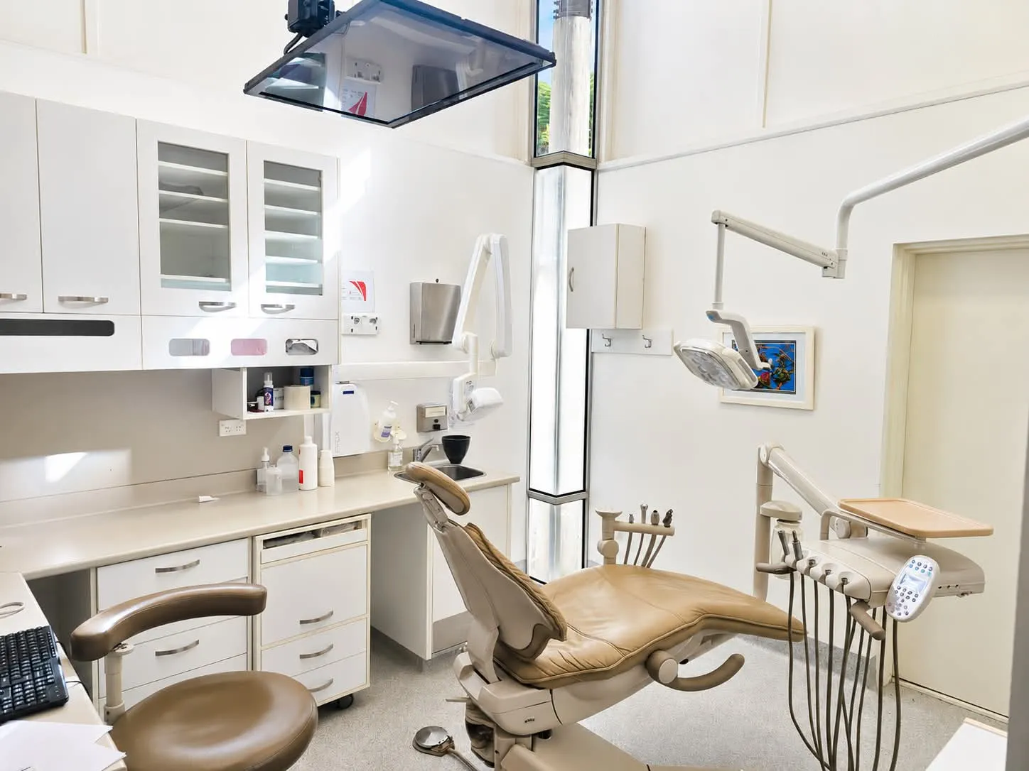 One of our treatment rooms at Sunny Dental Buderim — clean, modern, and filled with natural light